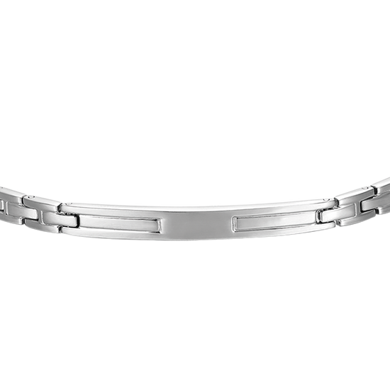 BRACELET ACIER À MAILLONS ÉTROITS POUR HOMME