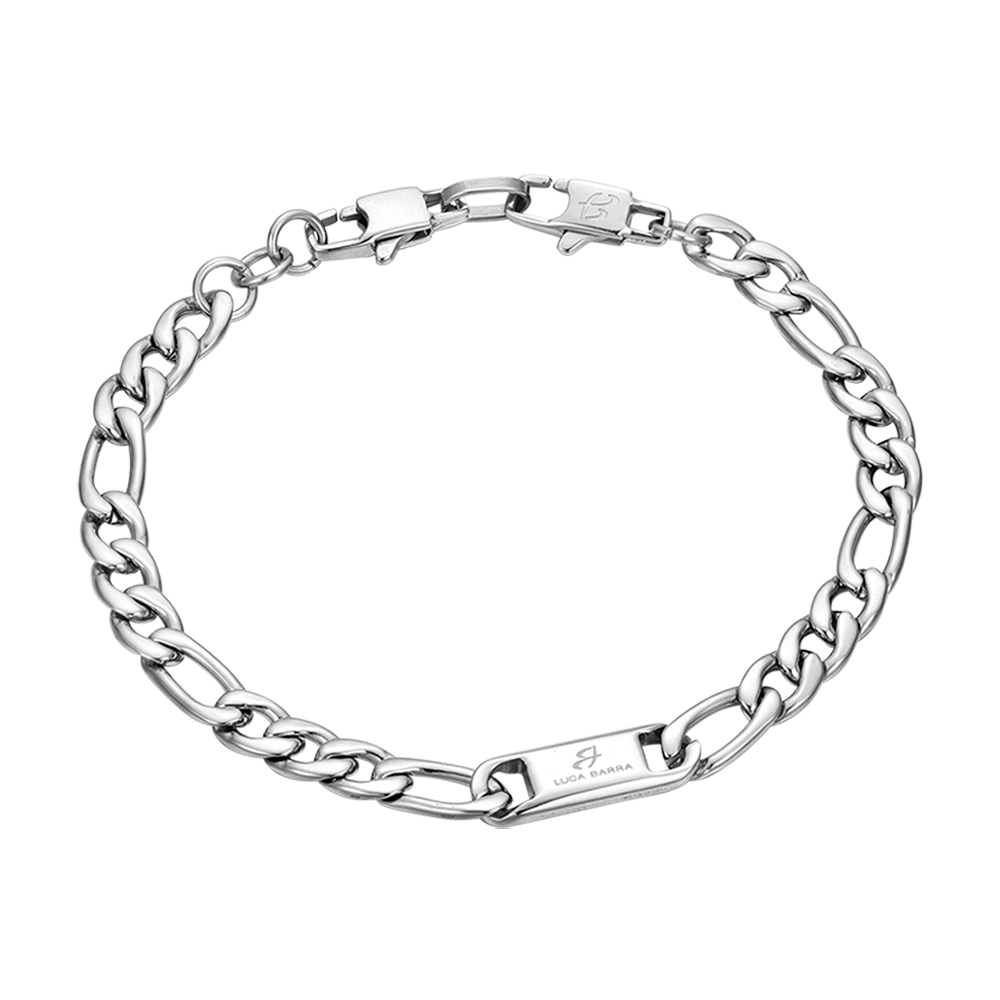 BRACELET À MAILLONS EN ACIER POUR HOMMES