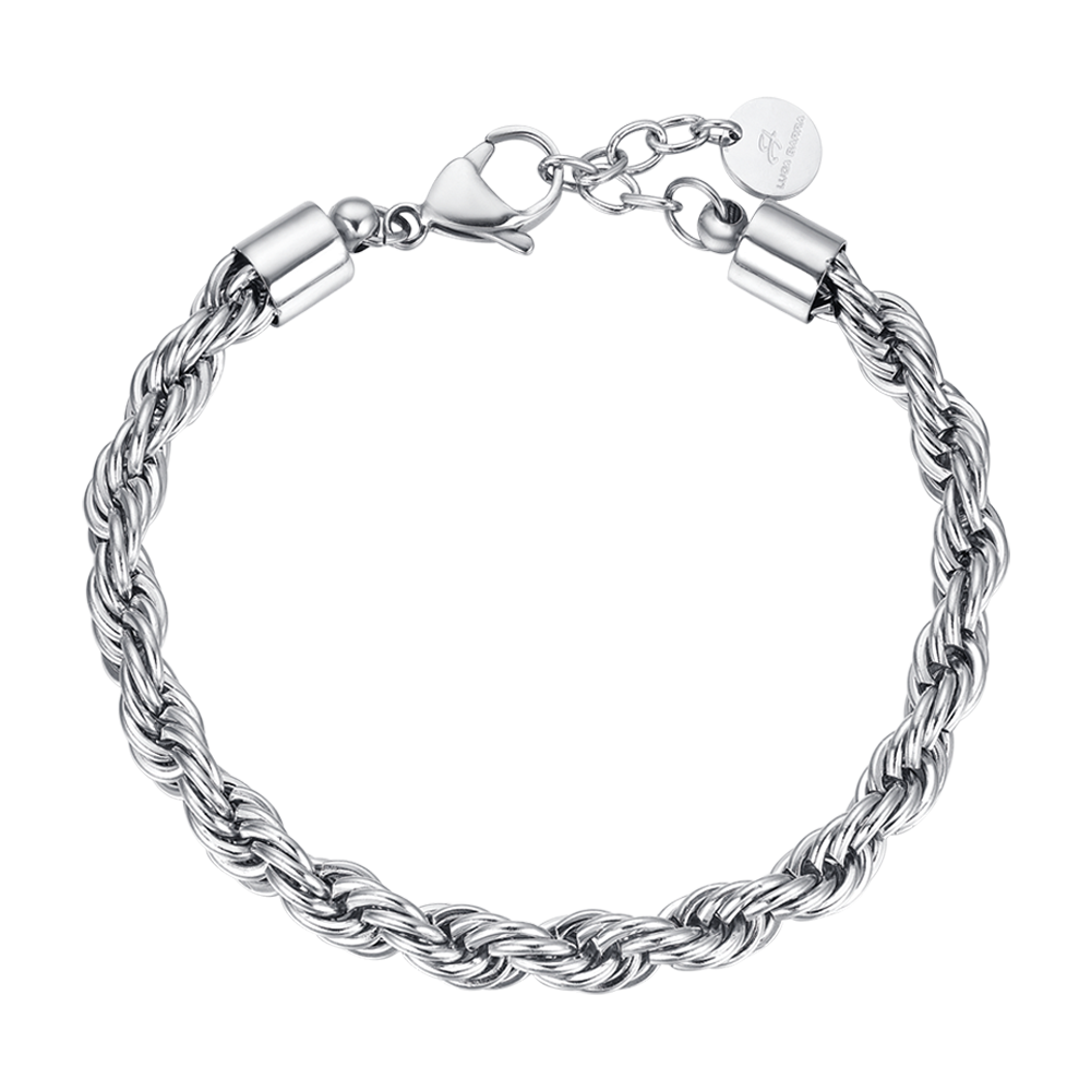 BRACELET EN MAILLE D'ACIER POUR HOMMES