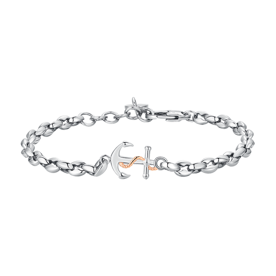 BRACELET POUR HOMME EN ACIER AVEC ANCRE