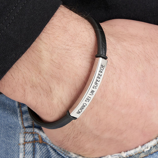 BRACELET D'ACIER POUR HOMME GRAND-PÈRE VOUS ÊTES UN SUPER SUPER SUPER SUPERH SUPERH SUPERH SUPERH SUPERH SUPERH