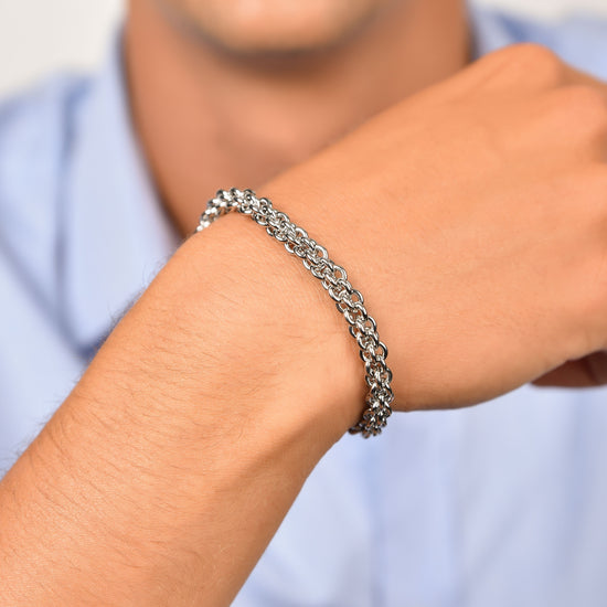 BRACELET EN ACIER POUR HOMMES