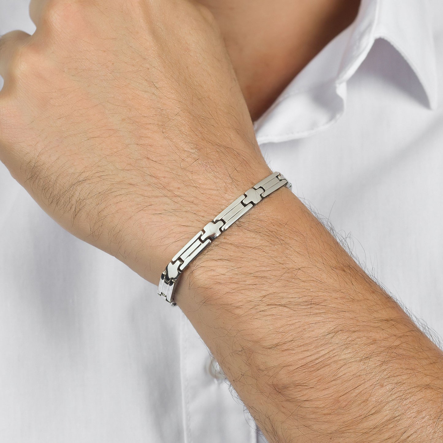 BRACELET EN ACIER POUR HOMMES