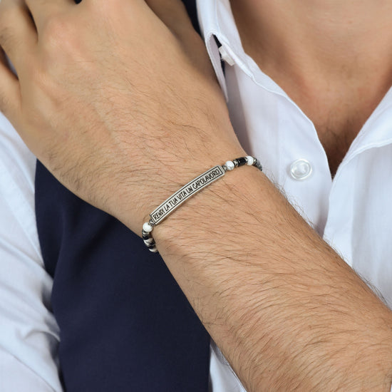 BRACELET HOMME EN ACIER POUR FAIRE DE VOTRE VIE UN CHEF-D'OEUVRE