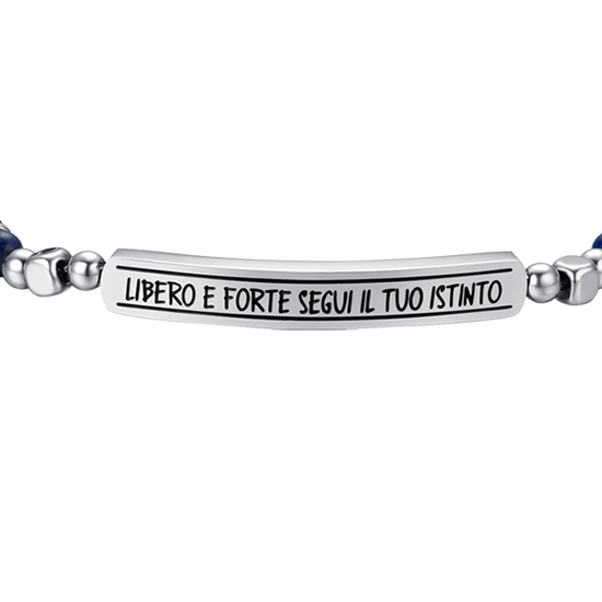 BRACELET HOMME EN ACIER LIBRE ET FORT SUIVEZ VOTRE INSTINCT