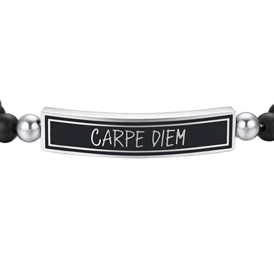 BRACELET HOMME EN ACIER CARPE DIEM