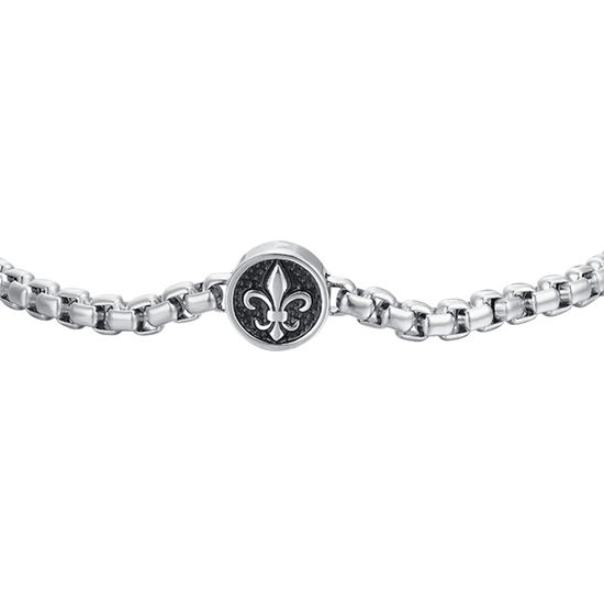 BRACELET HOMME EN ACIER AVEC LYS