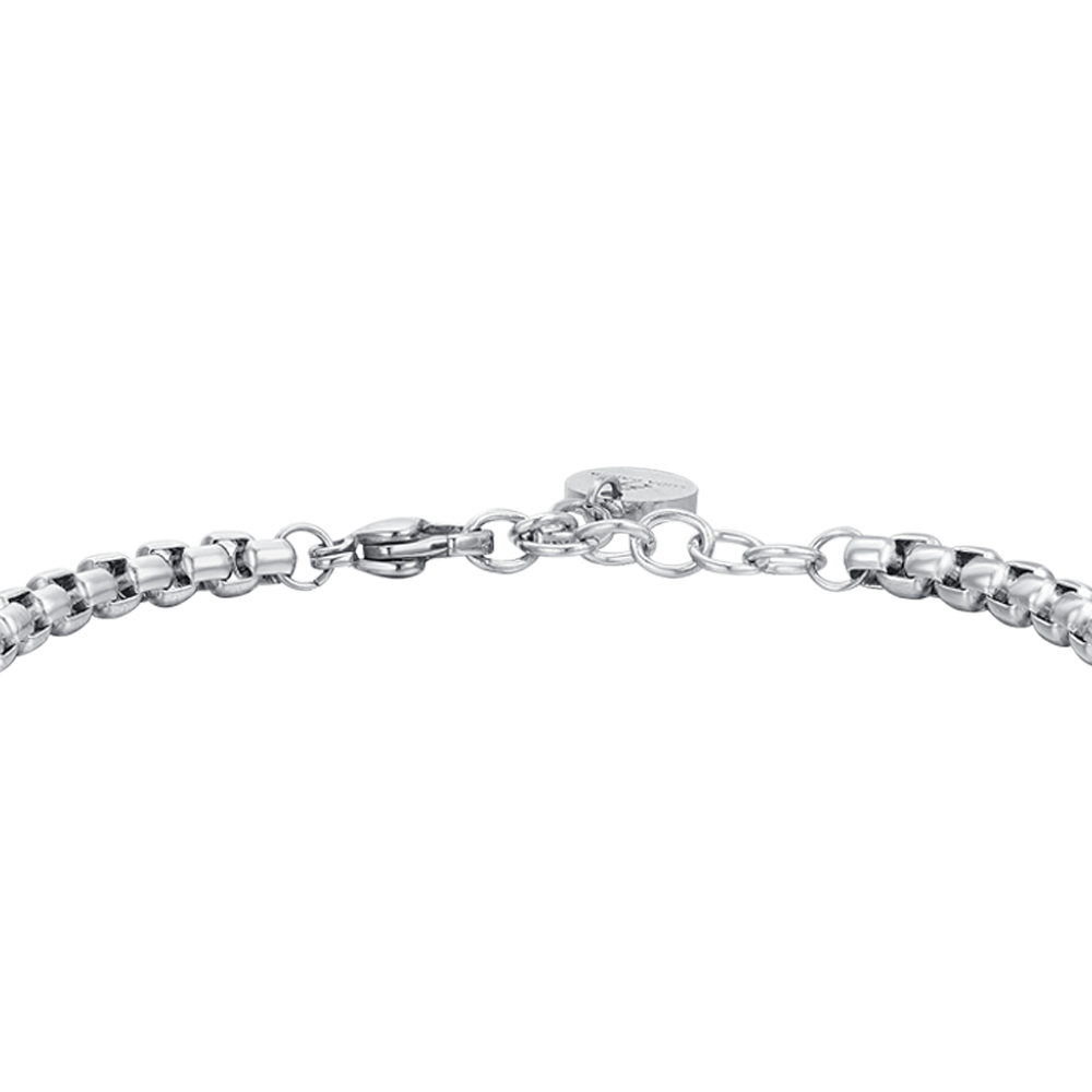 BRACELET ACIER POUR HOMME AVEC CROIX