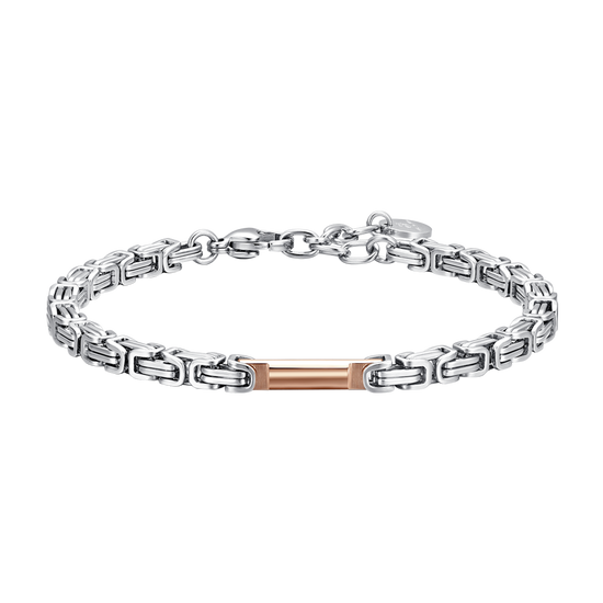 BRACELET ACIER IP ROSE POUR HOMMES