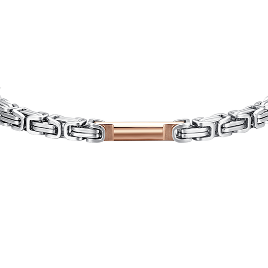 BRACELET ACIER IP ROSE POUR HOMMES