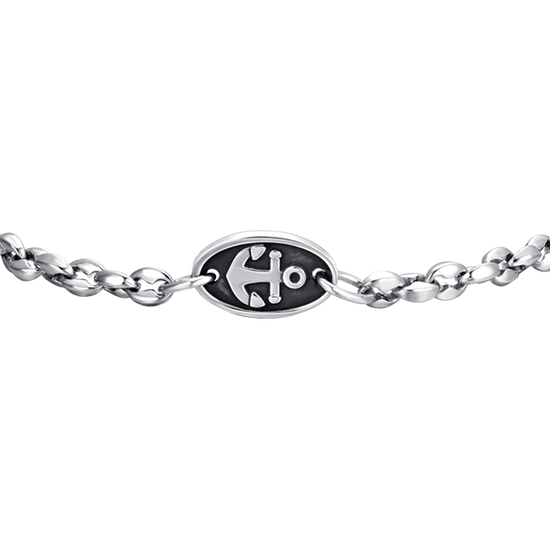 BRACELET POUR HOMME EN ACIER AVEC ANCRE