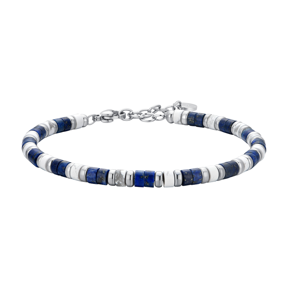 BRACELET HOMME EN ACIER LAPIS