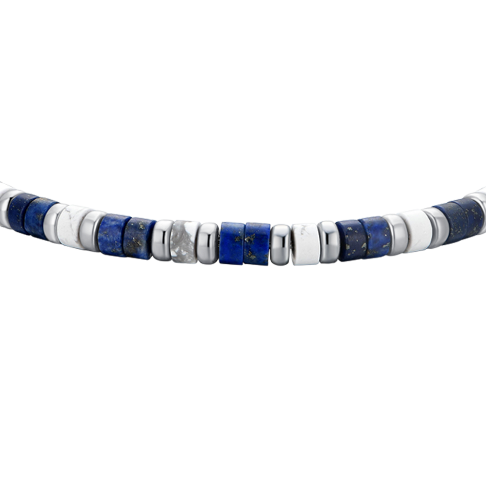 BRACELET HOMME EN ACIER LAPIS