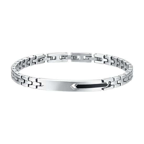 HOMME ACIER IP ELEMENT BRACELET NOIR