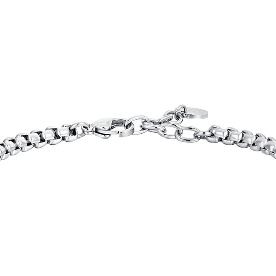 BRACELET EN ACIER POUR HOMME AVEC ÉLÉMENTS CENTRAUX Luca Barra