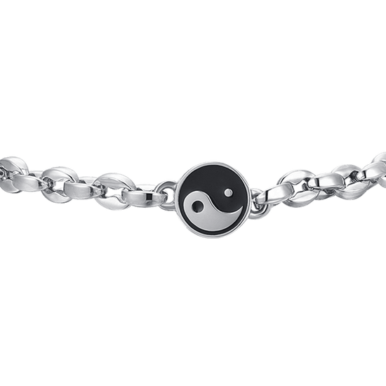 BRACCIALE UOMO IN ACCIAIO CON TAO