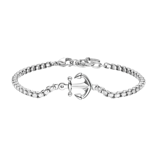 BRACELET POUR HOMME EN ACIER AVEC ANCRE