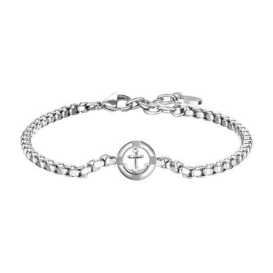 BRACELET POUR HOMME EN ACIER AVEC ANCRE