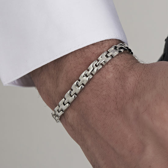 BRACELET EN ACIER POUR HOMMES