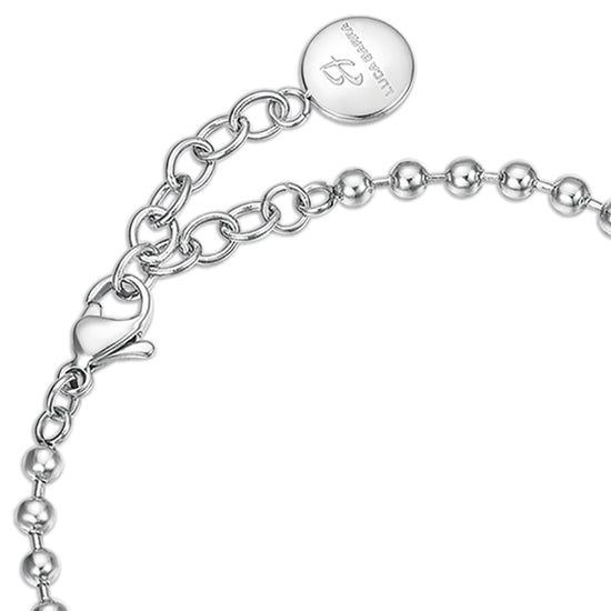 BRACELET EN ACIER AVEC PENDENTIF EN MÉTAL "TVB MUM".