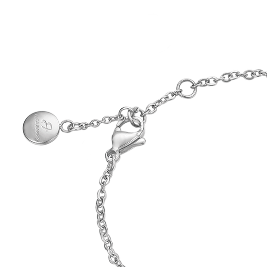 BRACELET ACIER POUR FEMME AVEC COCCINELLE ET CRISTAUX BLANCS