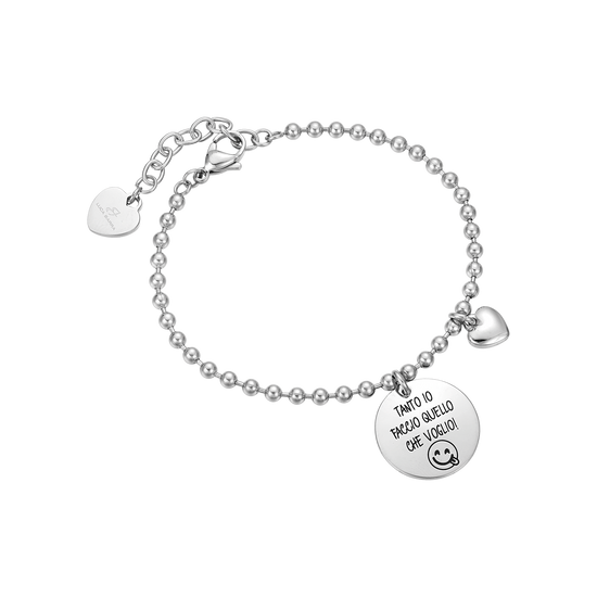 BRACELET AVEC INSCRIPTION "JE FAIS CE QUE JE VEUX".