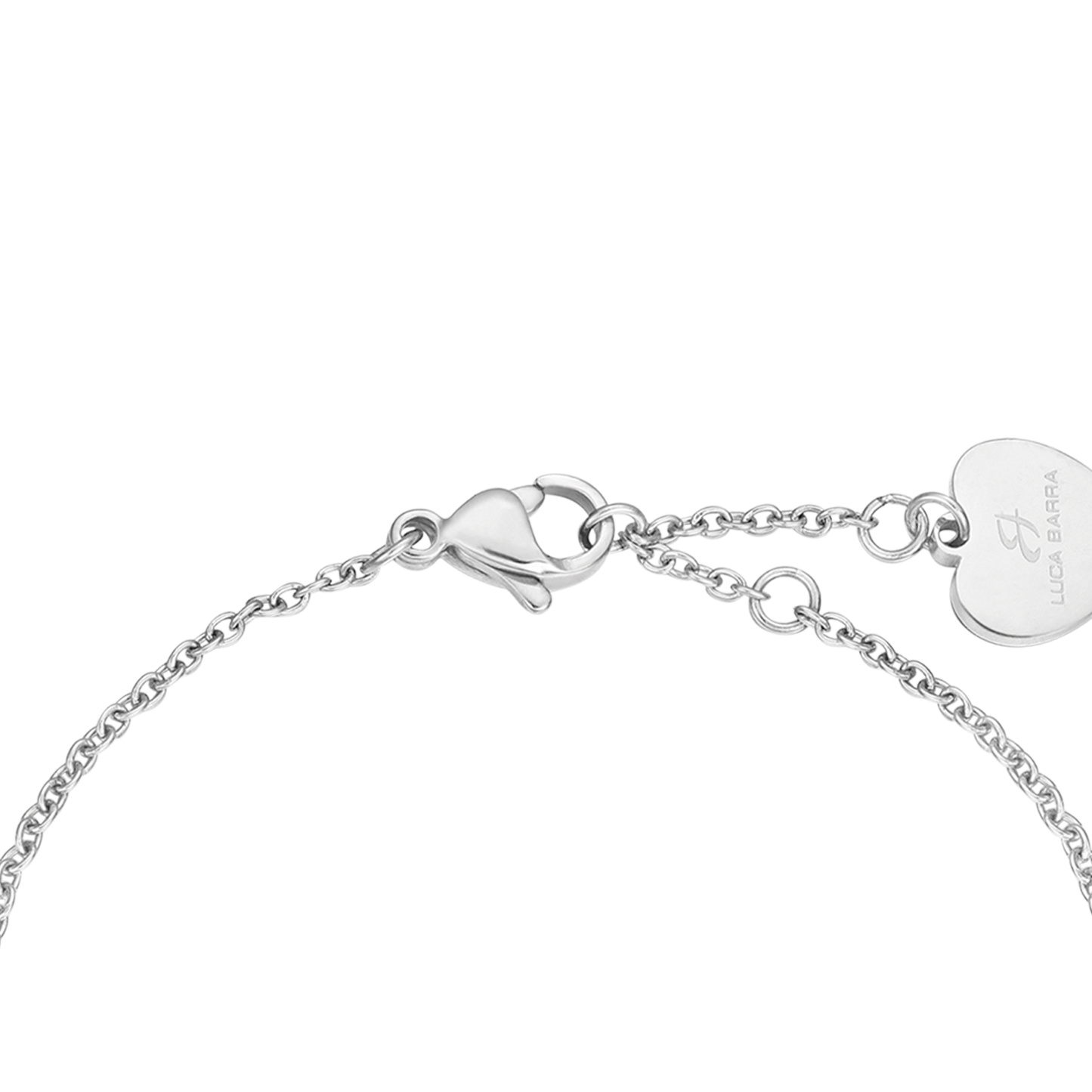 BRACELET EN ACIER AVEC DES ETOILES DE ROSE Luca Barra