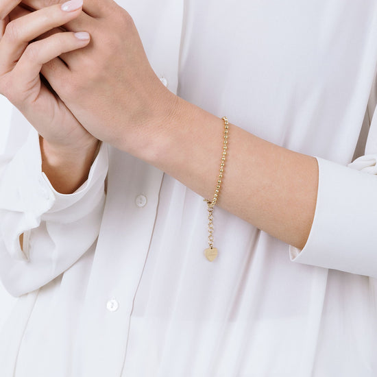 BRACELET POUR FEMME EN ACIER GRENAILLÉ