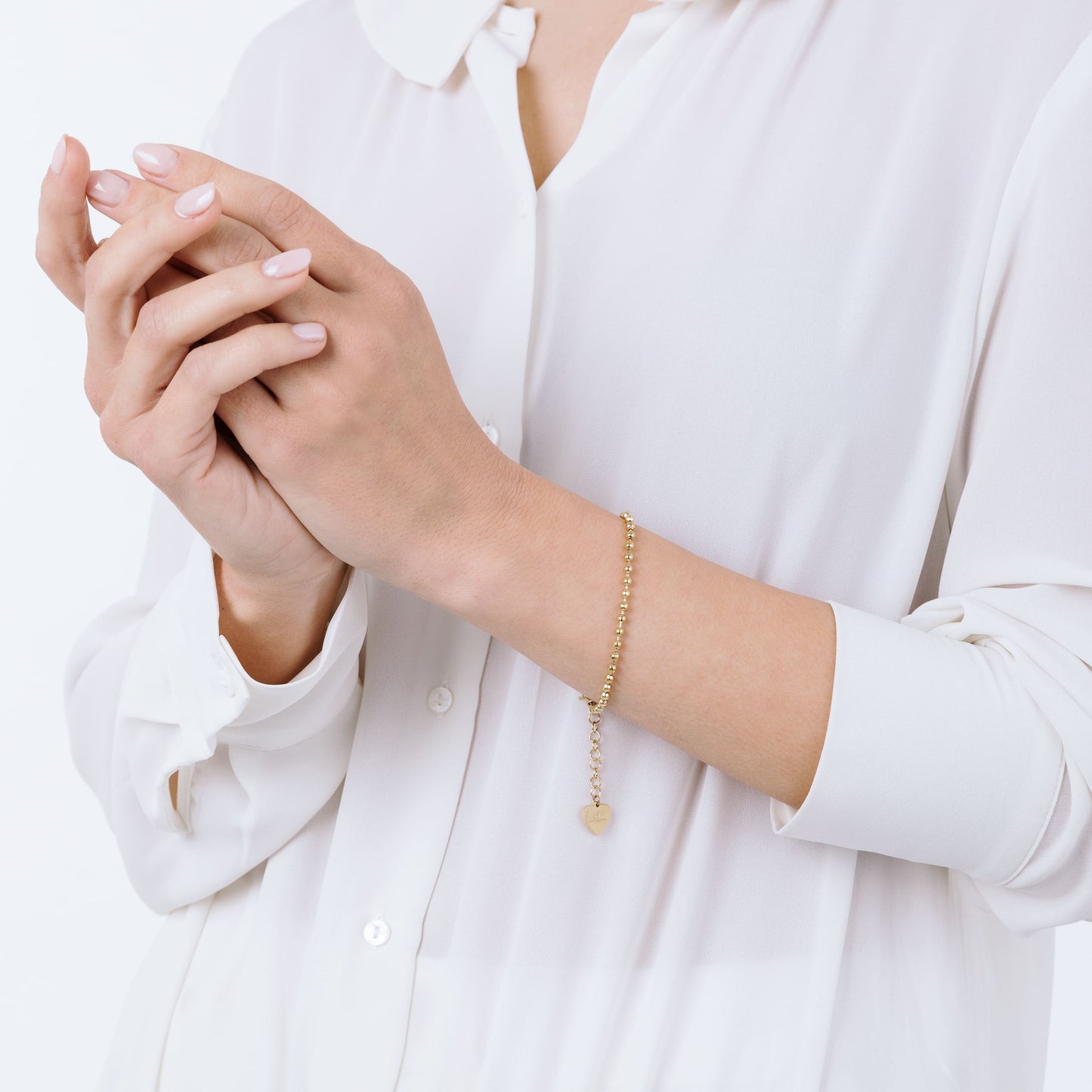 BRACELET POUR FEMME EN ACIER GRENAILLÉ