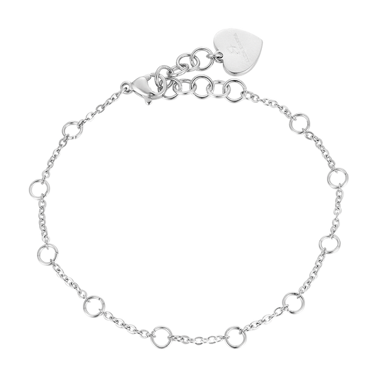 BRACELET FEMME EN ACIER ROSE IP