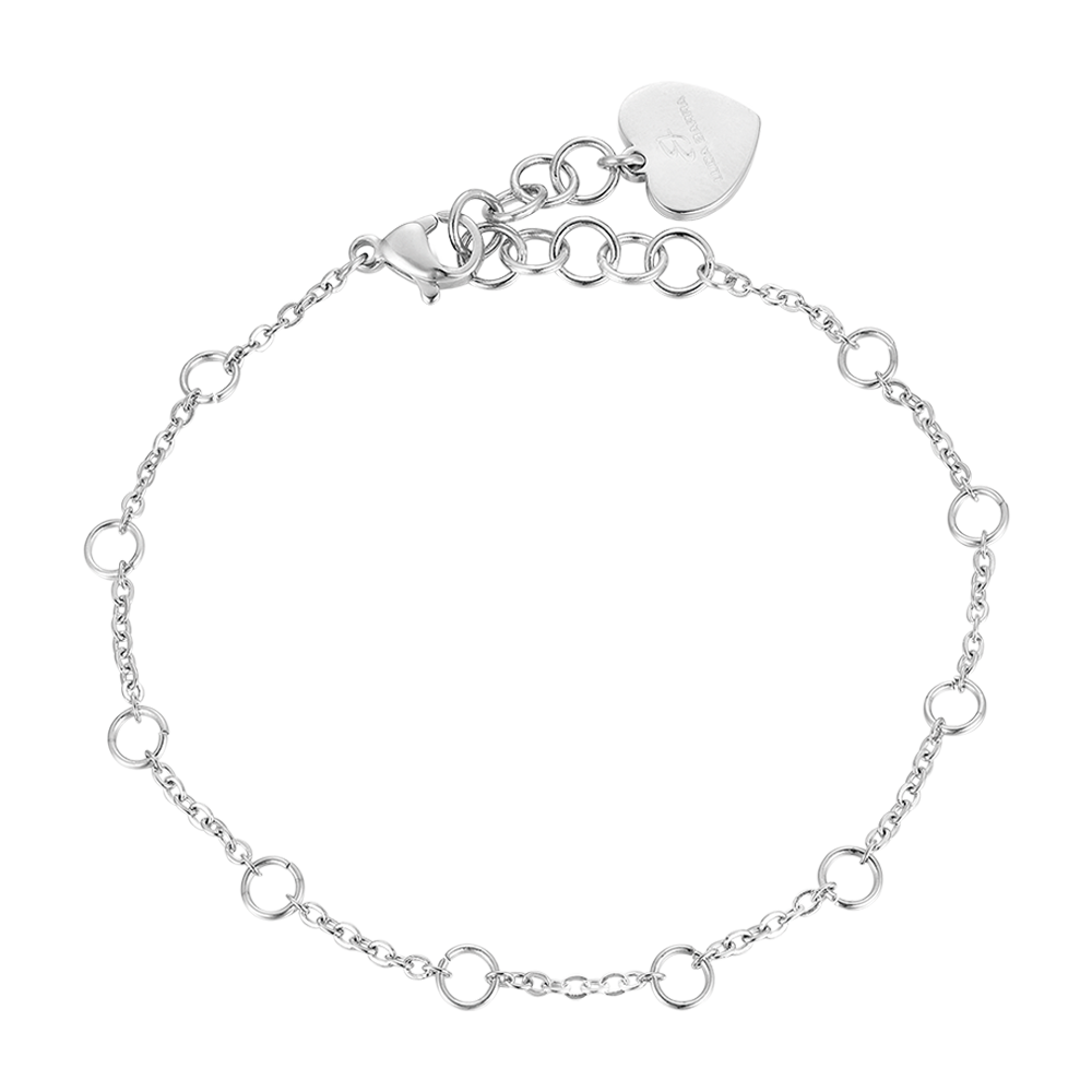 BRACELET FEMME EN ACIER ROSE IP