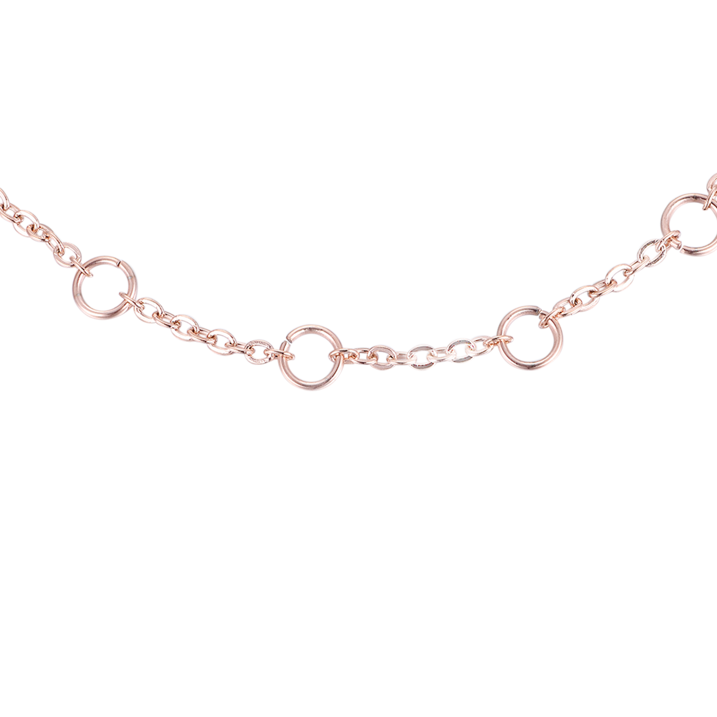 BRACELET FEMME EN ACIER ROSE IP