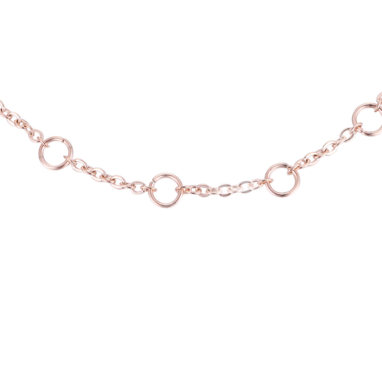 BRACELET FEMME EN ACIER ROSE IP