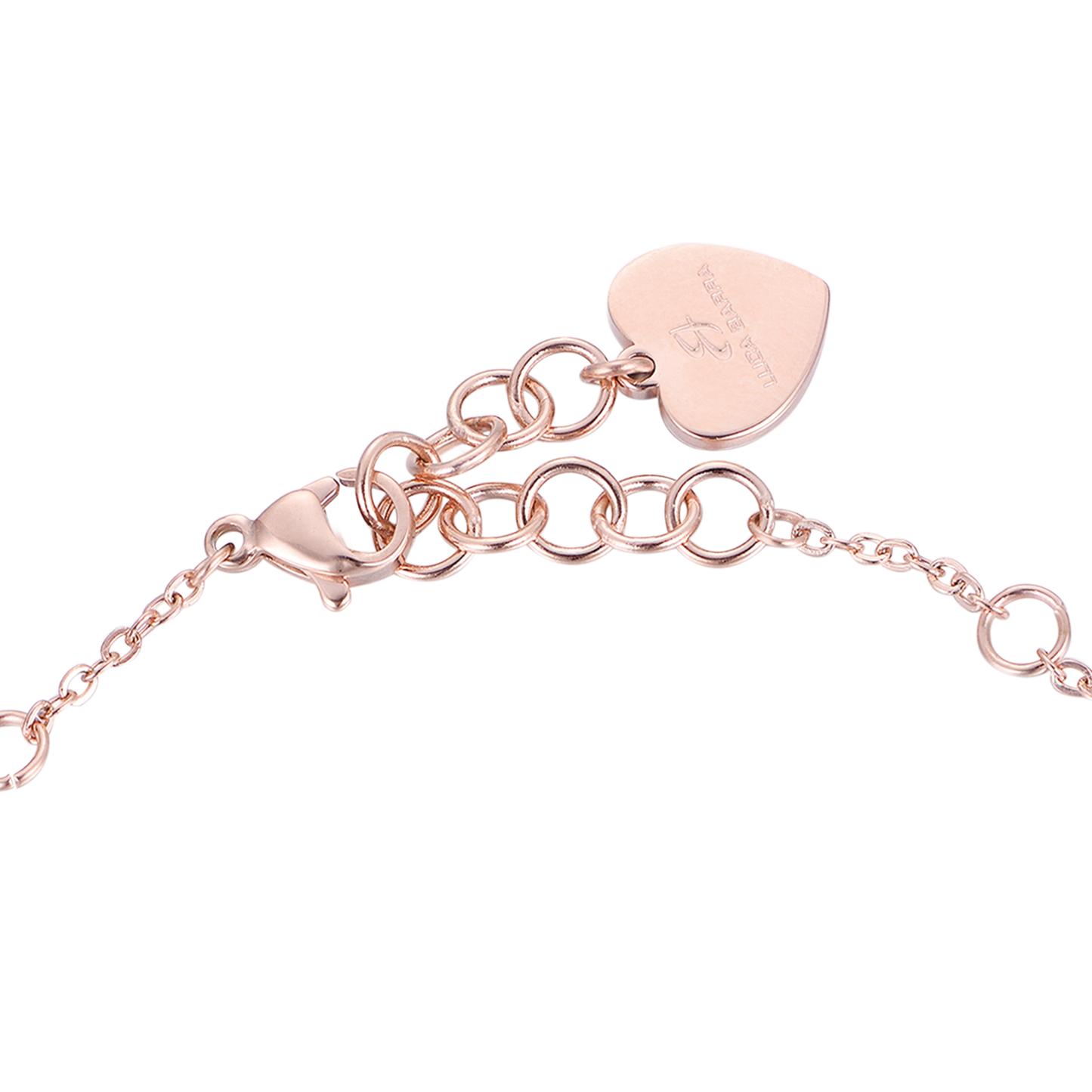 BRACELET FEMME EN ACIER ROSE IP