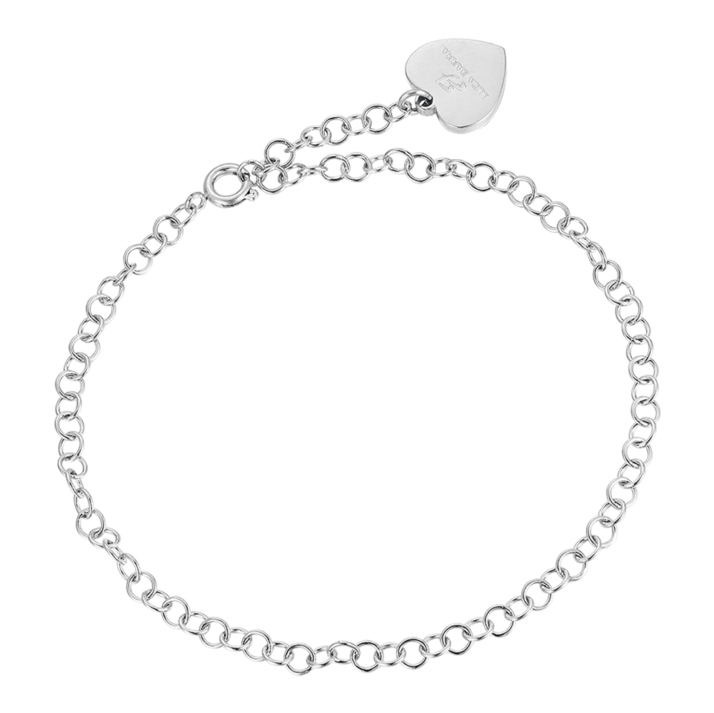 BRACELET EN ACIER POUR FEMME AVEC PETITES RUBRIQUES Luca Barra