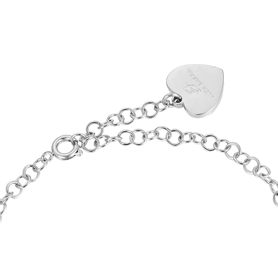 BRACELET EN ACIER POUR FEMME AVEC PETITES RUBRIQUES Luca Barra