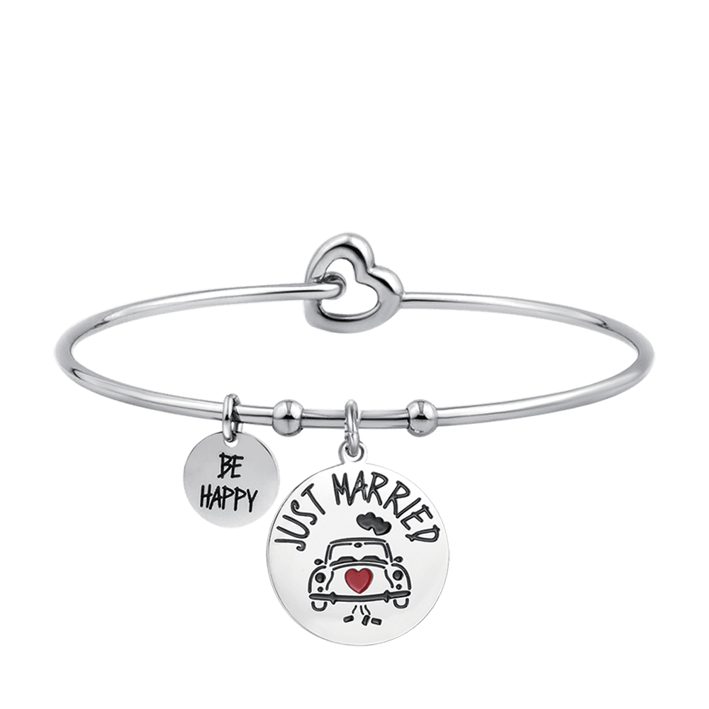 JUST MARRIED STEEL BRACELET POUR FEMMES