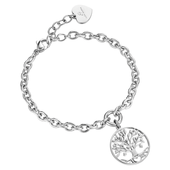 BRACELET FEMME EN ACIER AVEC PENDENTIF ARBRE DE VIE