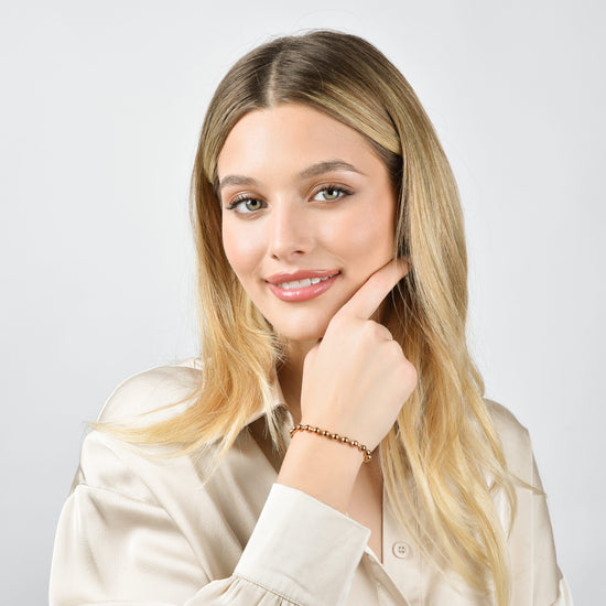 BRACELET À BRELOQUES EN ACIER POUR FEMMES