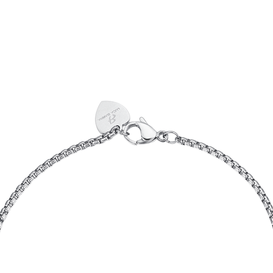 BRACELET ÉTOILE EN ACIER AVEC CRISTAUX BLANCS