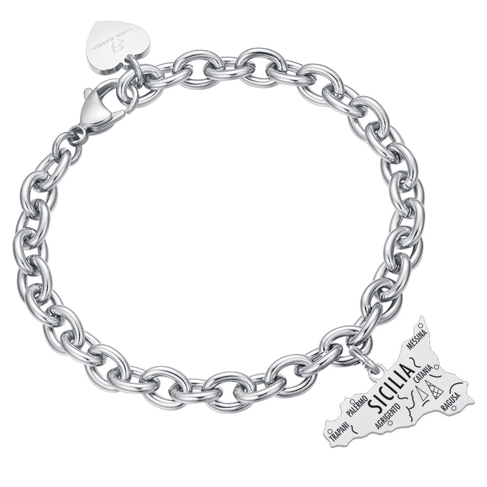 BRACELET FEMME EN ACIER SICILIEN