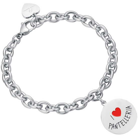 J'AIME LE BRACELET EN ACIER POUR FEMMES PANTELLERIA