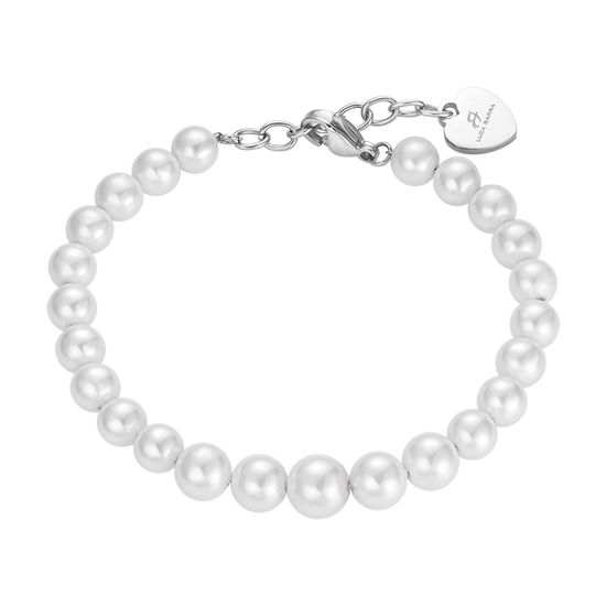 BRACELET DE PERLES BLANCHES POUR FEMMES