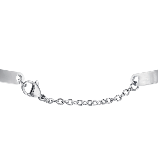 BRACELET EN ACIER AVEC UN SOUHAIT POUR FEMME