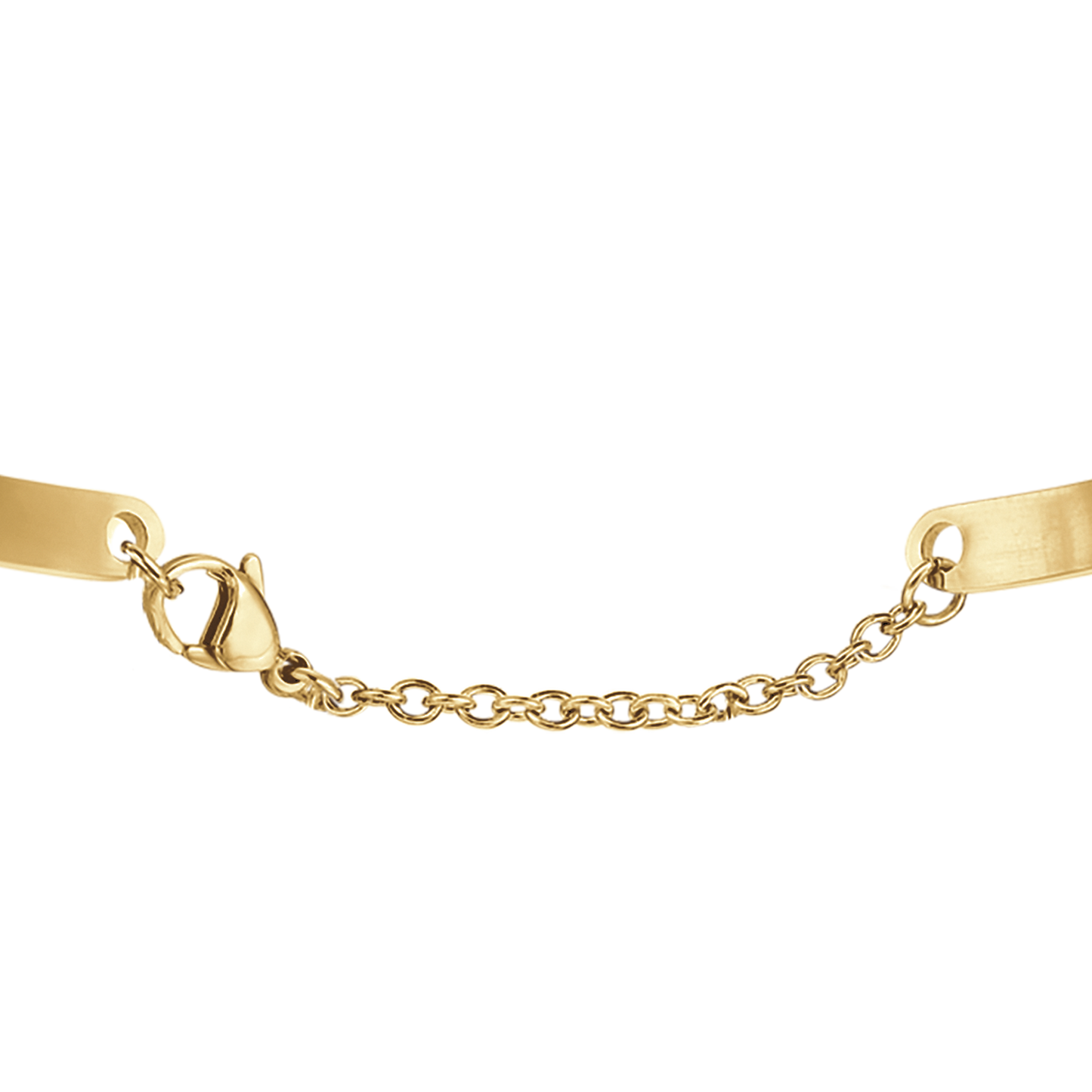 LET LIFE SURPRISE YOU GOLD-PLATED STEEL WOMEN'S BRACELET