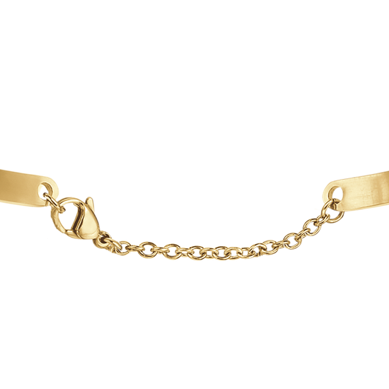 LET LIFE SURPRISE YOU GOLD-PLATED STEEL WOMEN'S BRACELET