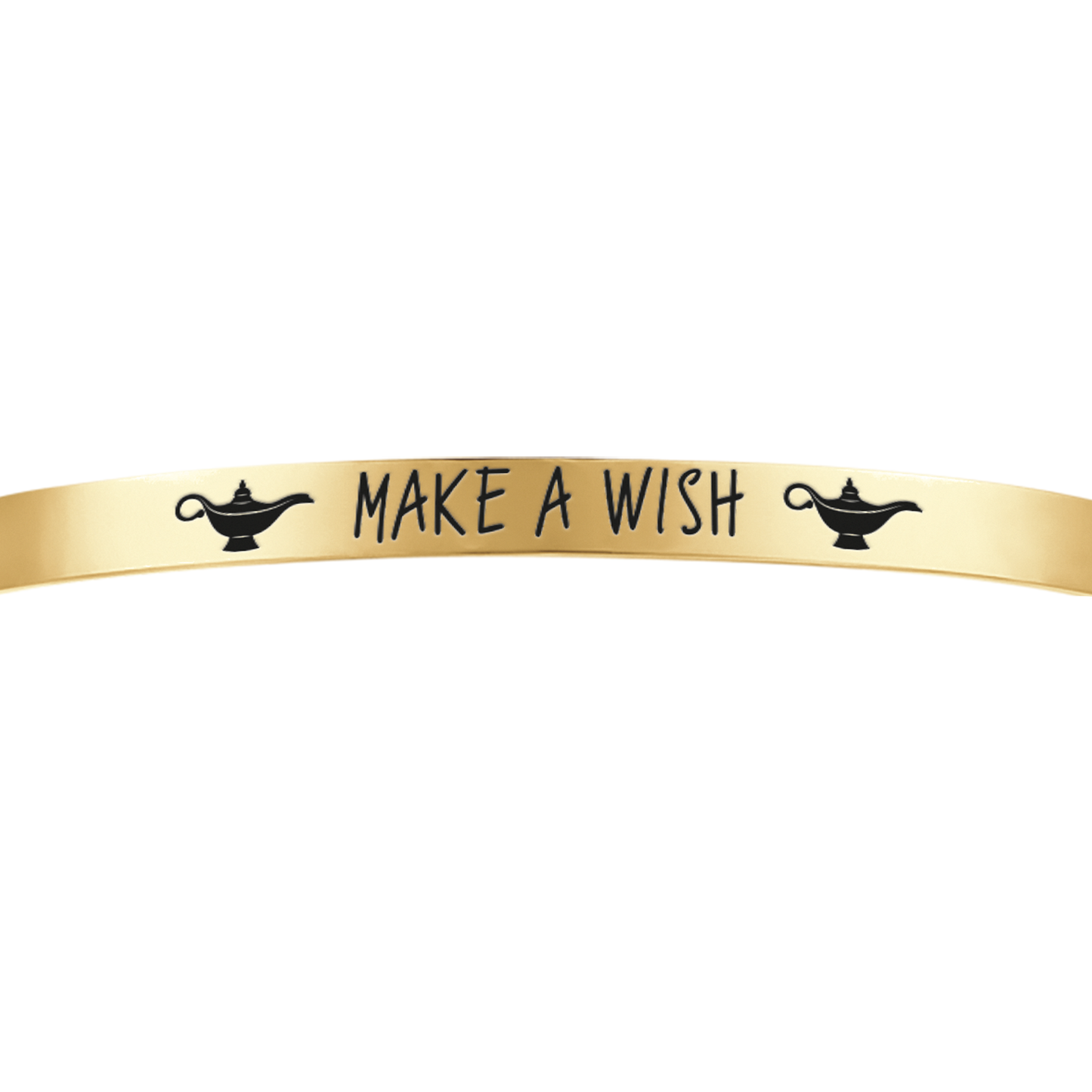 MAKE A WISH BRACELET FEMME EN ACIER PLAQUÉ OR