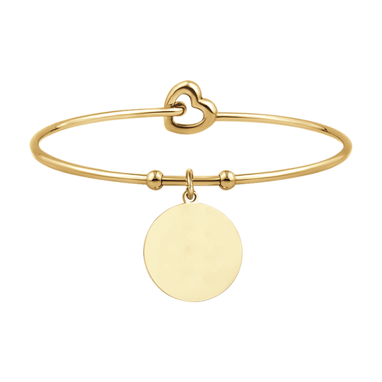 BRACELET CIRCULAIRE OR-ACIER PERSONNALISÉ POUR FEMME