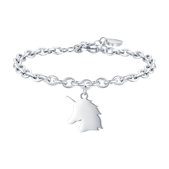 BRACELET EN ACIER POUR FEMMES AVEC LICORNE