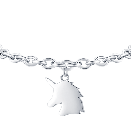 BRACELET EN ACIER POUR FEMMES AVEC LICORNE